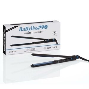 NWB BaBylissPRO Nano Titanium Flat Iron
Limited Edition 1"